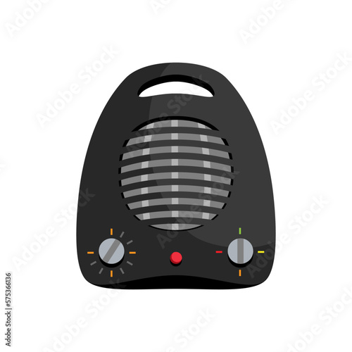 electric heater cartoon vector illustration