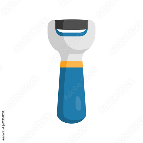cosmetic callus remover cartoon vector illustration