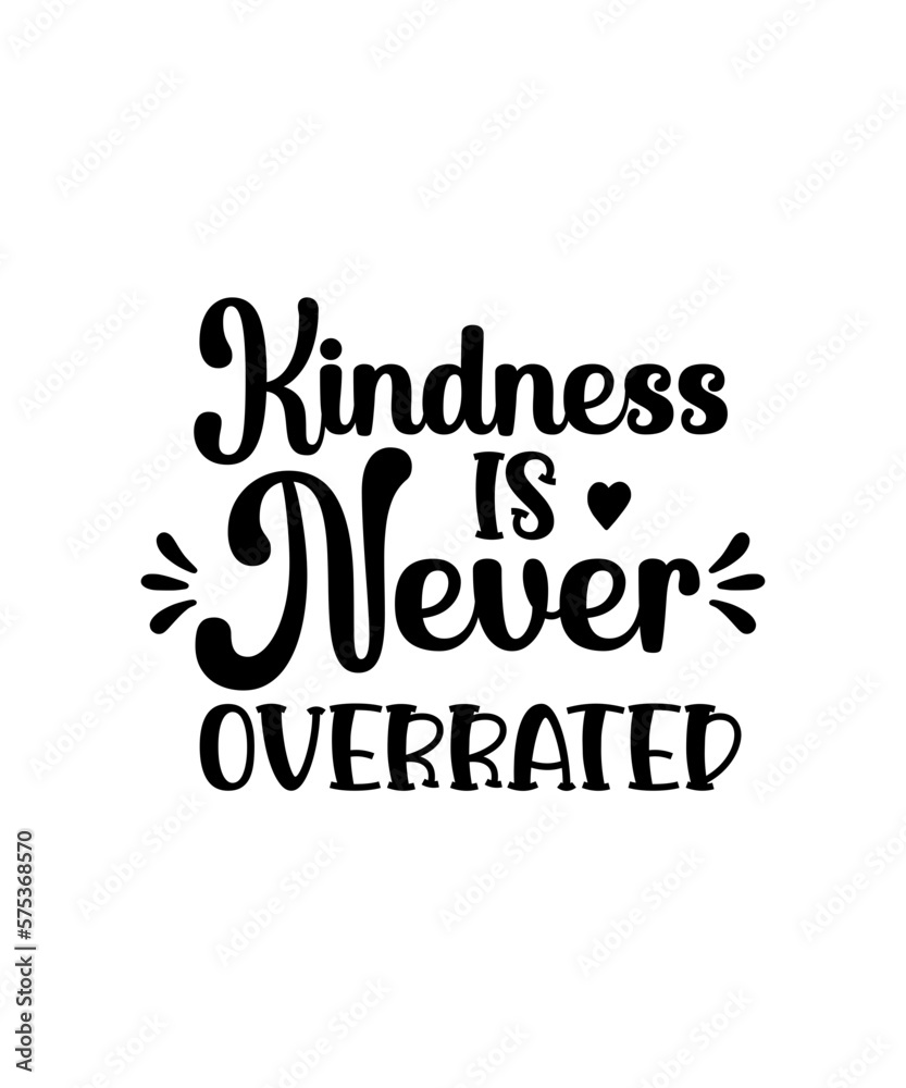 Kindness Svg Bundle, Be Kind Svg, Inspirational Svg, Motivational Svg, Mental Health Svg, Positive Quotes Svg, Png, Cut Files For Cricut
