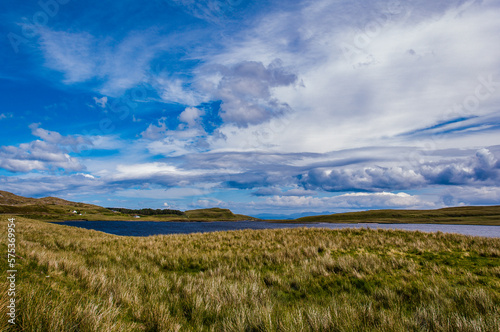 Scotland landmark autumn colors landscape sunset beautiful scenery view