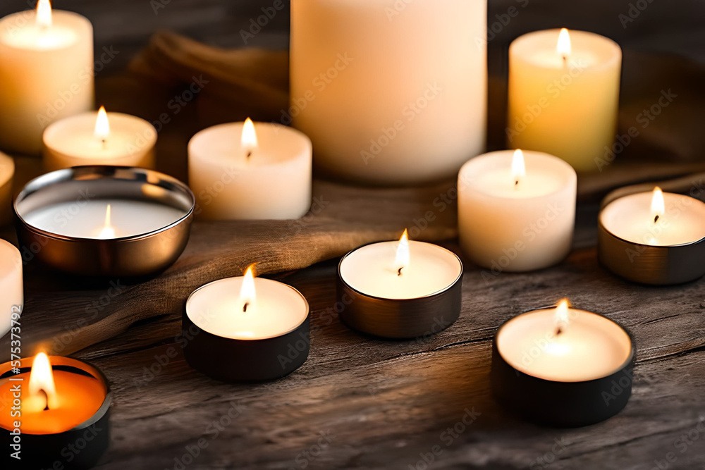 A captivating close up of a white candle capture the essence of relaxation, peace, elegance and grace for wedding, invitations, spiritual or religious project, including home decor, or any occasion. A captivating close up of a white candle capture the essence of relaxation, peace, elegance and grace for wedding, invitations, spiritual or religious project, including home decor, or any occasion.