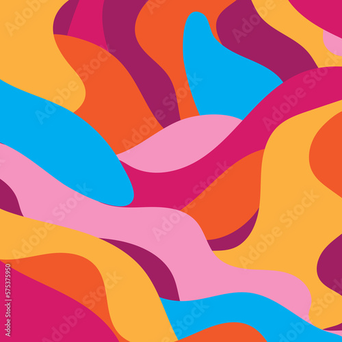 Color Your World with this Fun and Funky Pattern!