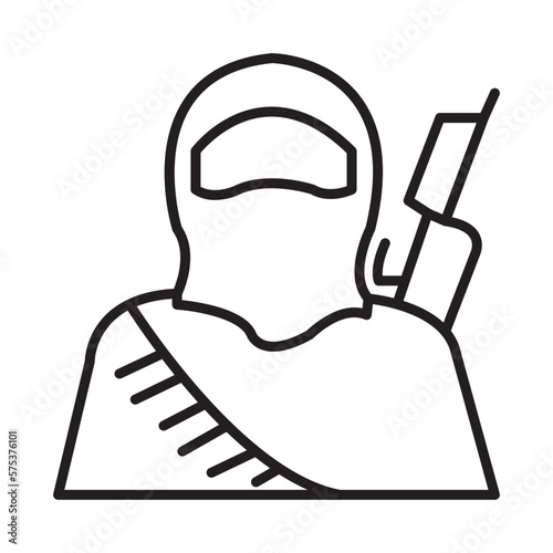 TERRORISM design vector icon