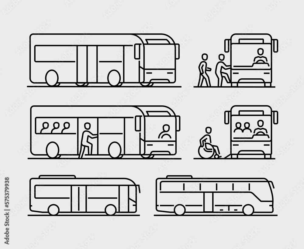 Passenger Getting On Bus Vector Line Icons Stock Vector Adobe Stock passenger-getting-on-bus-vector-line-icons-stock-vector-adobe-stock