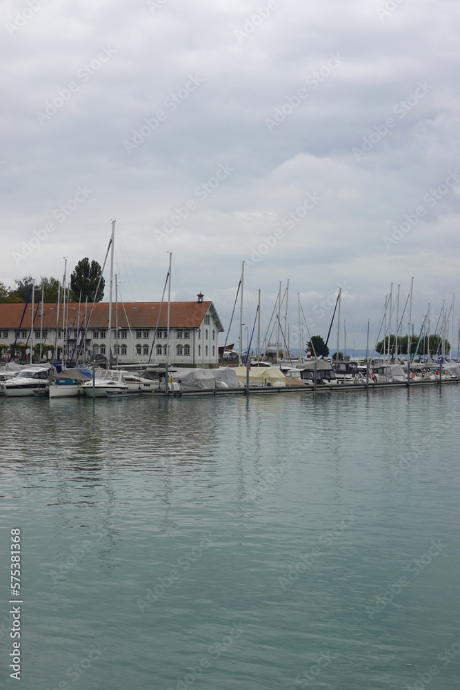 The marina in Romanshorn, Bodensee, Switzerland	