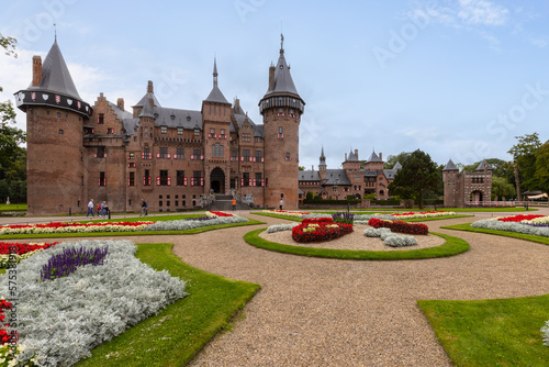 Castle De Haar in the village of Haarzuilens. It is the largest castle in the Netherlands. photo