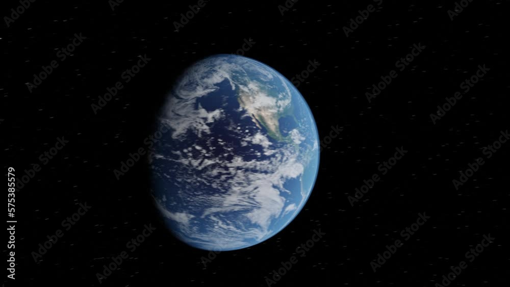 Camera orbit around earth in space, 3d Animation Camera orbit around earth in space, 3d Animation