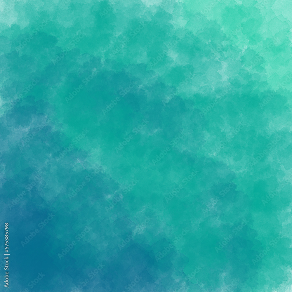 Fluid Hues: Watercolor Background green