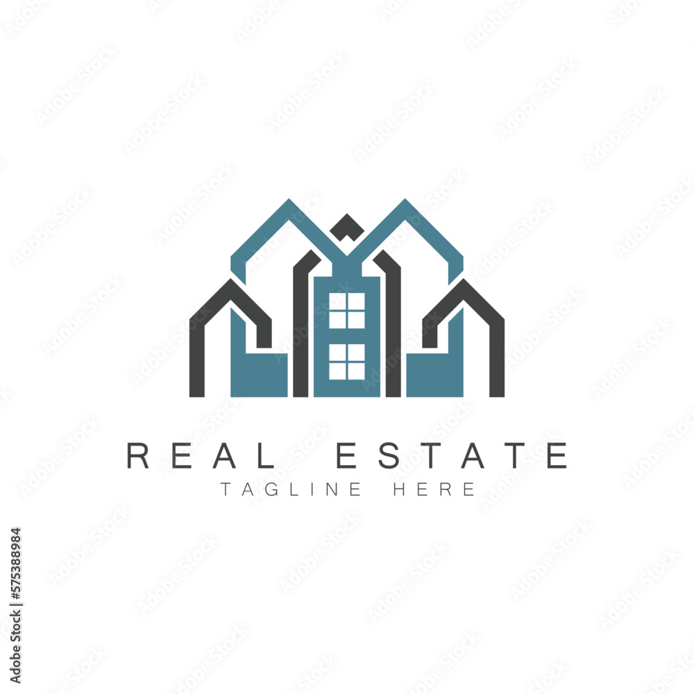 Real Estate Business Logo vector illustration design