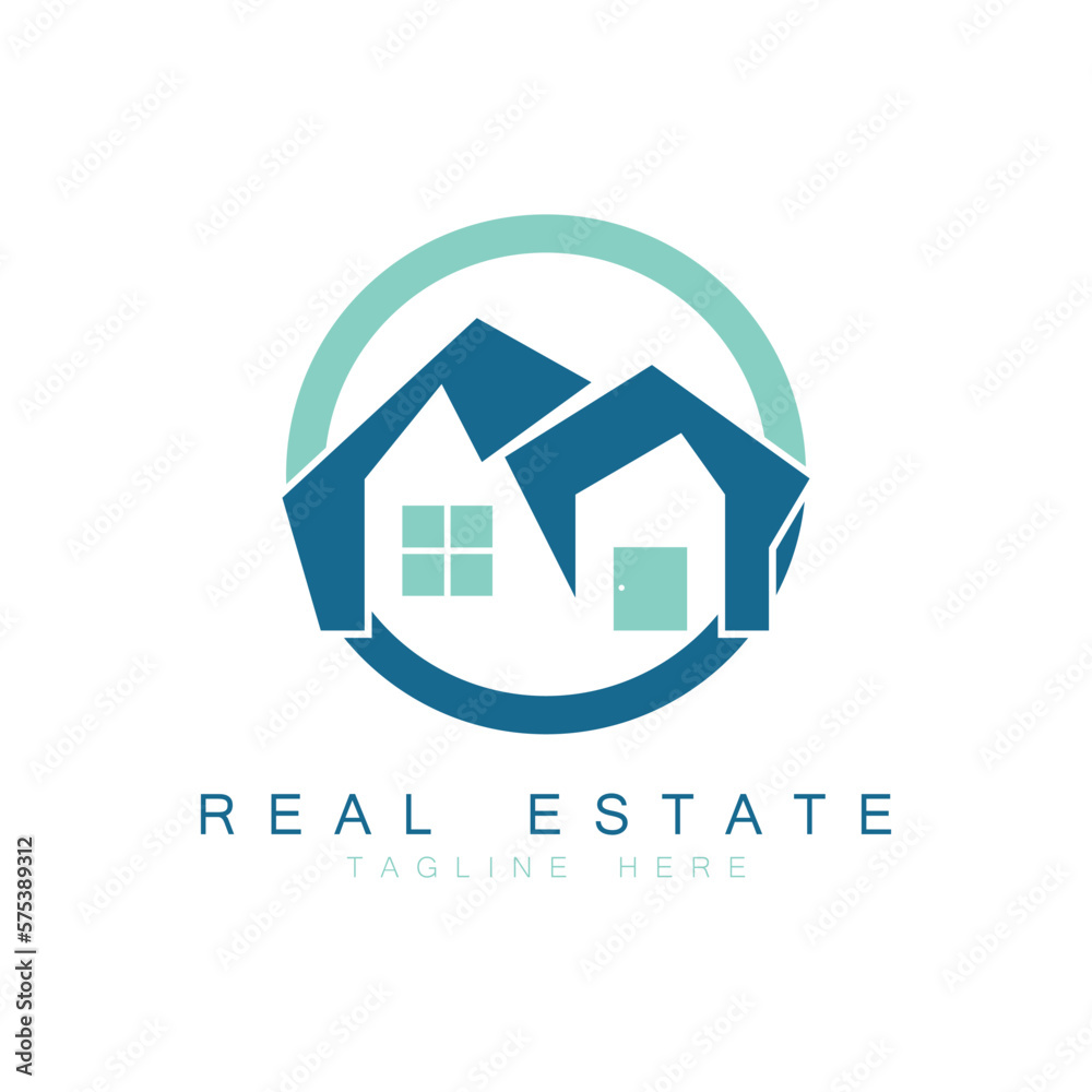 Real Estate Business Logo vector illustration design Real Estate Business Logo vector illustration design