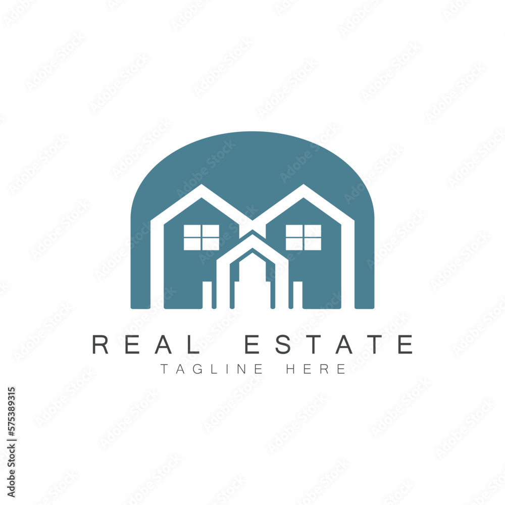 Real Estate Business Logo vector illustration design Real Estate Business Logo vector illustration design