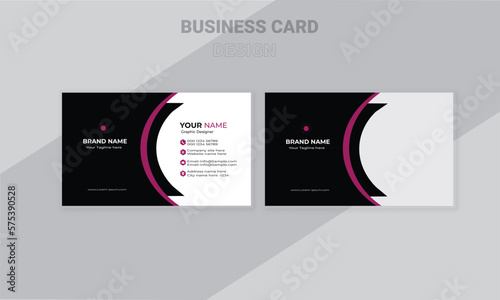 modern business card template. Clean professional business card template, visiting card, business card template.

