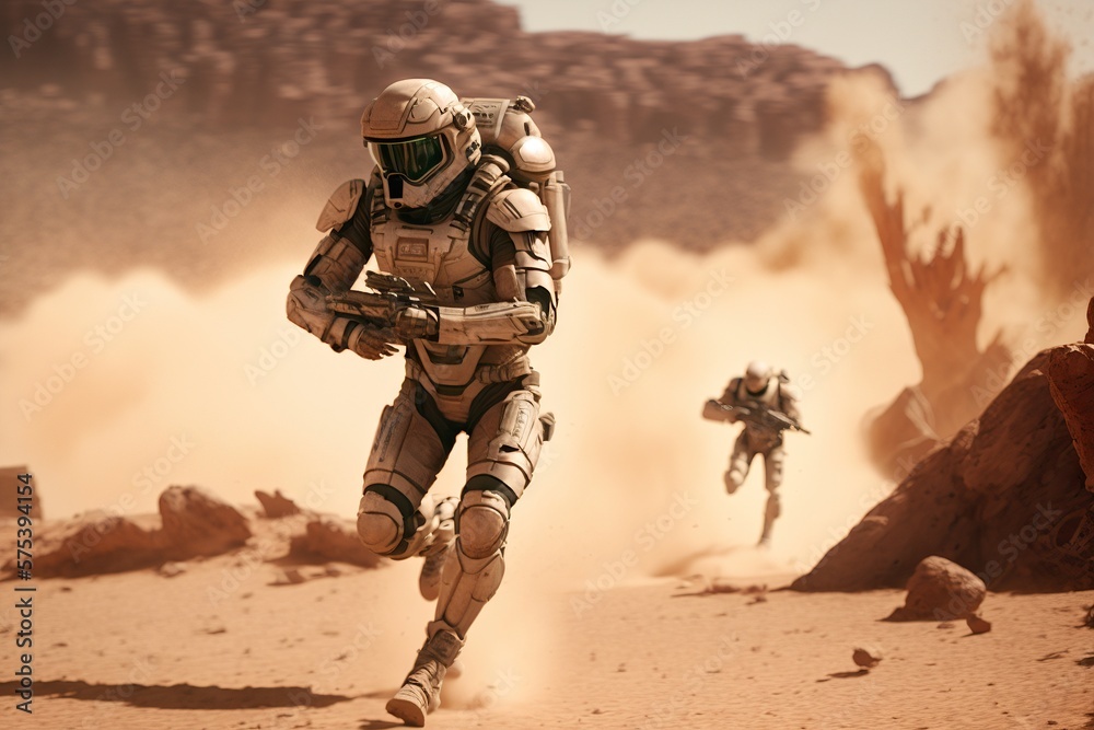 Soldier in other planet Soldier in other planet