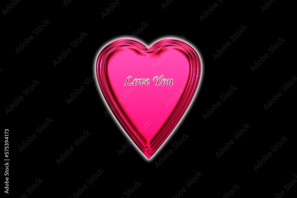 pink heart on black background pink heart on black background