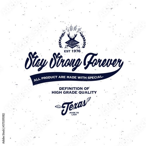 varsity and college typography for print