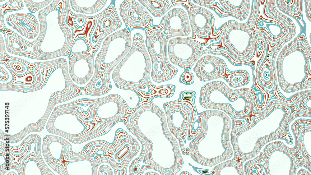 Naklejka premium Cell pillow pattern colorful gradient animated background. Abstract Looping Background. Random abstract loops motion background.