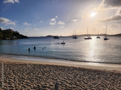 Sunset in US Virgin Island