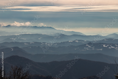 On the Matajur in a winter day