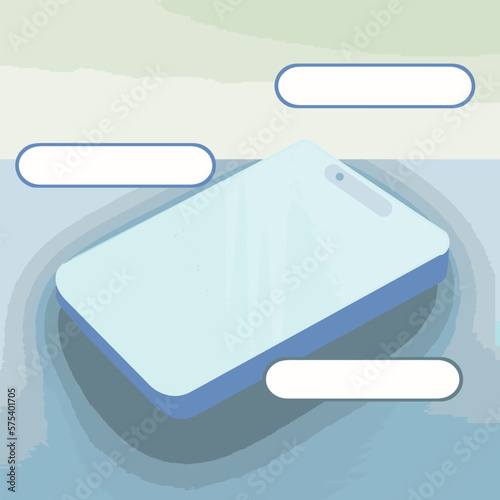 smartphone with messages bubbles, mobile phone mock-up with chat bubbles, chat bubble,s, and smartphone mock-up.