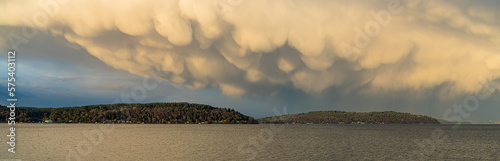 Mammatus Clouds over Vashon Island and the Puget Sound