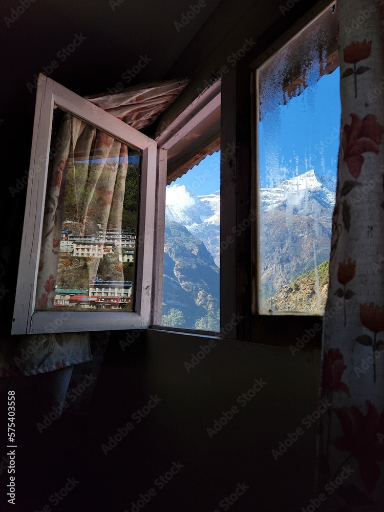 custom made wallpaper toronto digitalHimalaya Window View