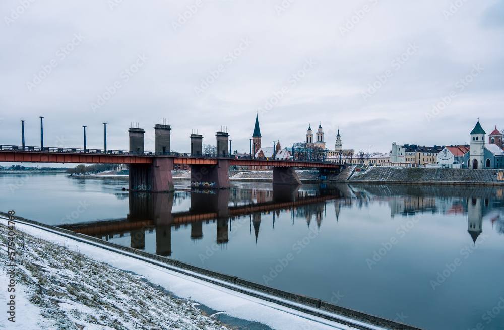 Bridge over the river Nemunas in Kaunas