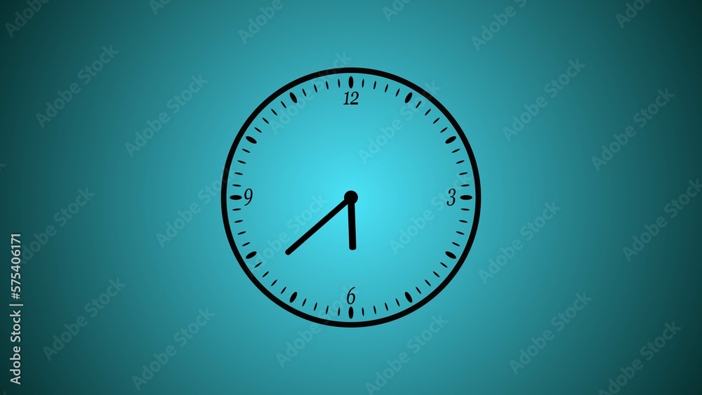 abstract beautiful clock illustration background 