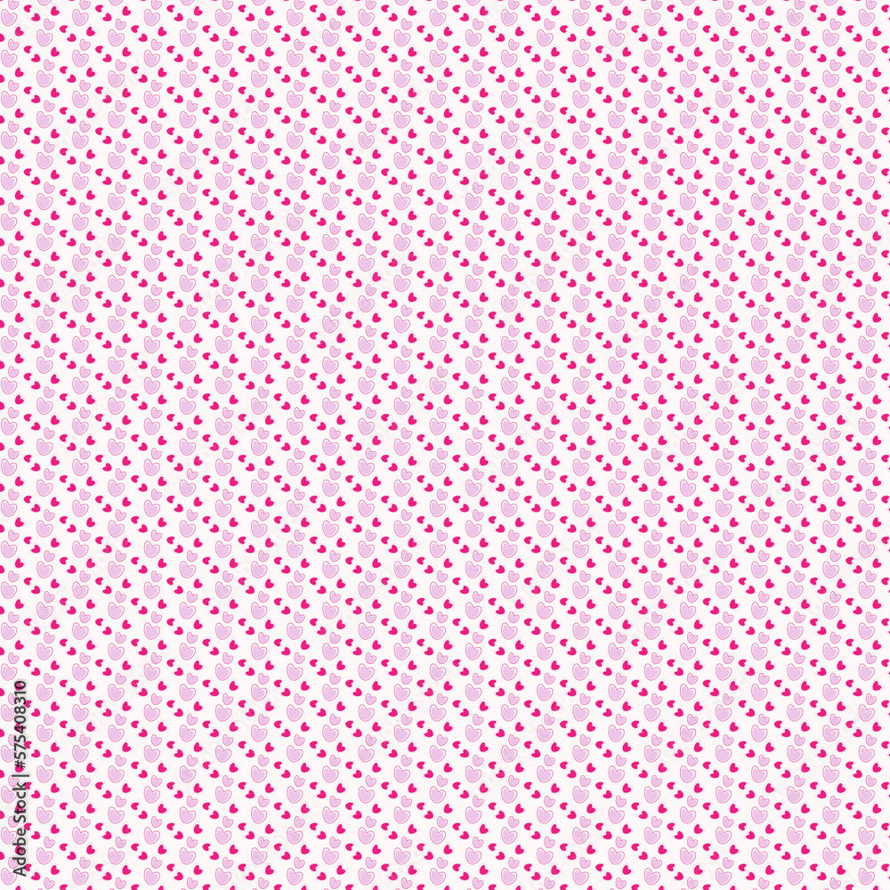 Drawing hearts background pattern Drawing hearts background pattern