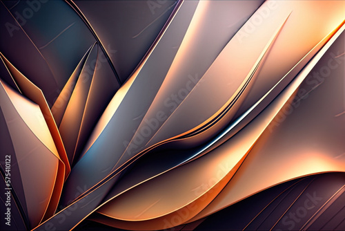 Abstract 3D Background. Generative Ai