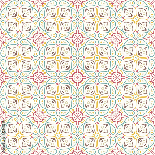 Kaleidoscope seamless pattern, textured background for your design projects, textile, wrapping, wallpaper, web