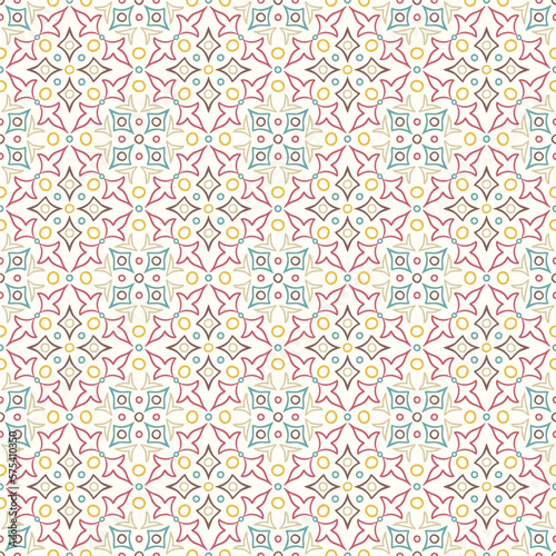 Kaleidoscope seamless pattern, textured background for your design projects, textile, wrapping, wallpaper, web