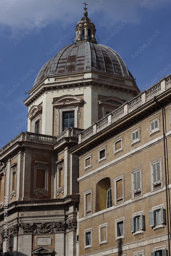 Classic architecture in Rome, Italy