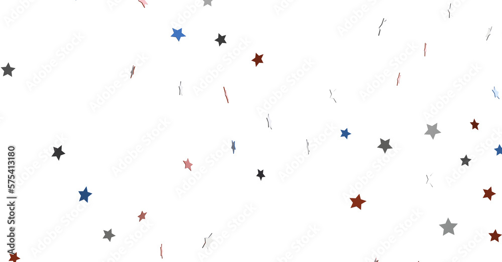 Stars - stars confetti on american independence day party Stars - stars confetti on american independence day party