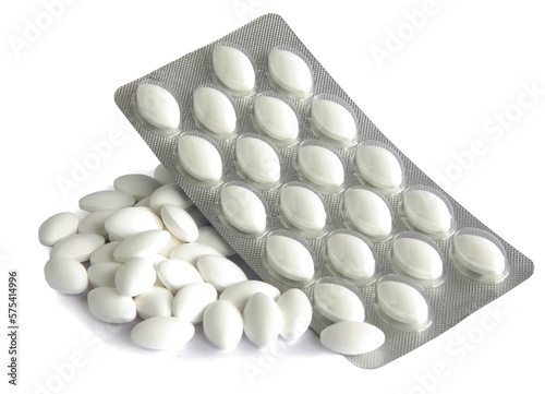 multicolor various capsules and pills as pharmaceutic fo health care photo