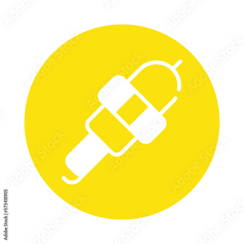 Plug icons design stock illustration.