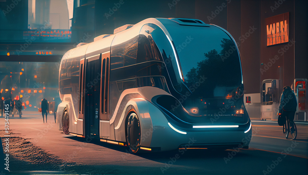 Experience the next generation of urban transportation with this stunning design, The Future of Urban Autonomous Mobility
