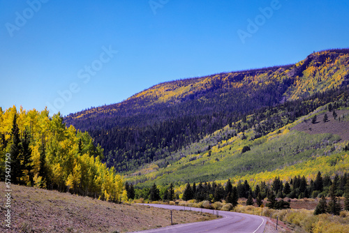 Autumn Colors at Fish Lake Near Richfield Utah photo