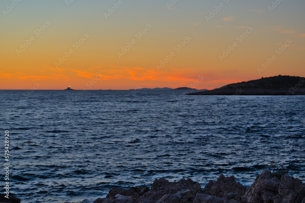 Obraz premium Sea sunset