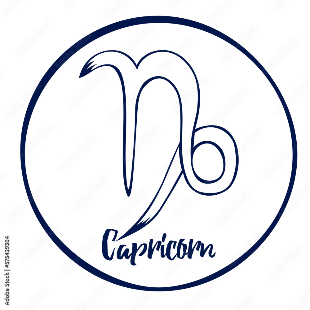 Hand drawn Zodiak signs. White Capricorn zodiac icons on a white background. Astrological symbols of the zodiac. Hand drawn Zodiak signs. White Capricorn zodiac icons on a white background. Astrological symbols of the zodiac.