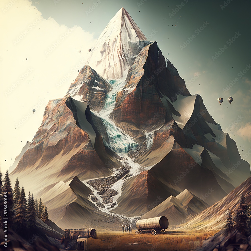 Obraz premium background with a ship Generative AI