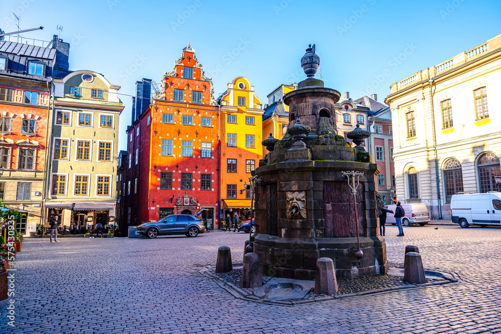 Fototapeta premium Stockholm old town city, cityscape of Sweden