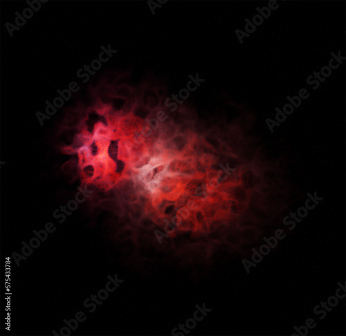 Nebula, space, 3d illustration, 3d rendering