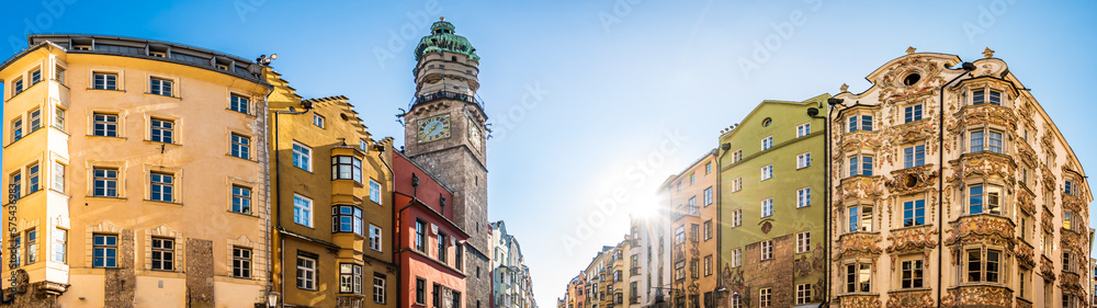 Fototapeta premium famous old town of Innsbruck - Austria