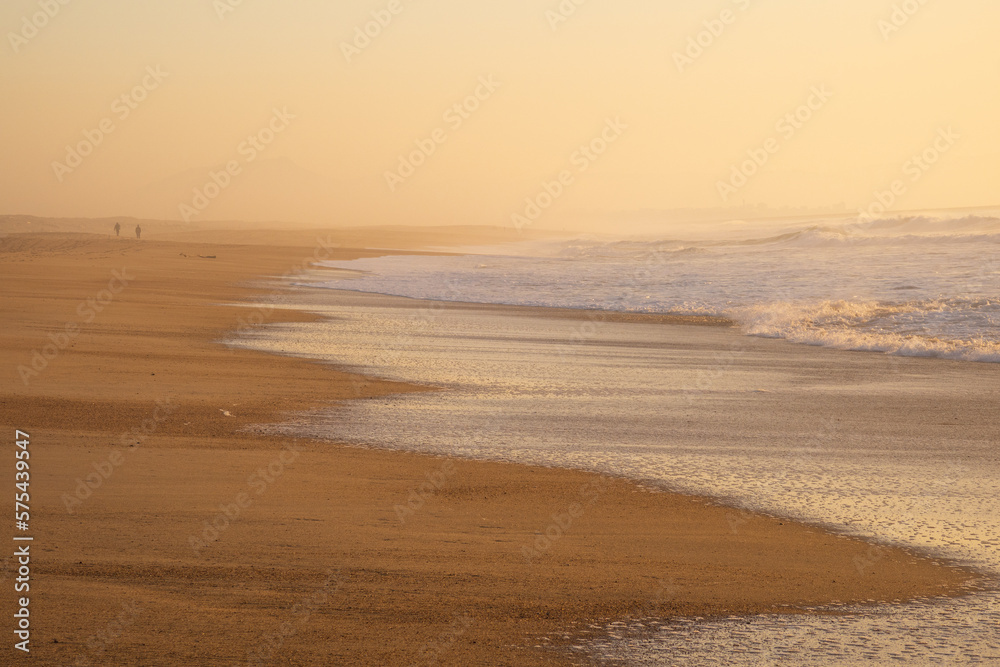 Pastel feeling of the shore of Biarritz