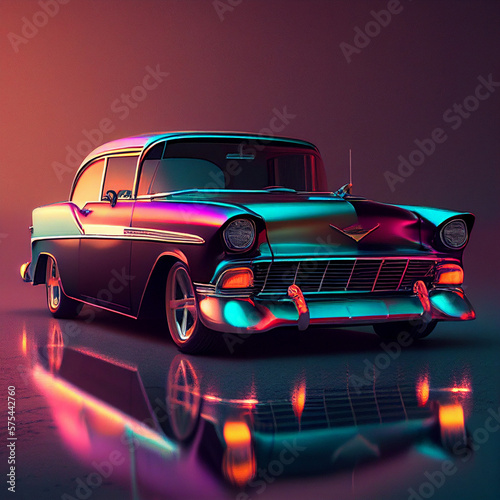 Classic 1950's Coupe - Generative Ai