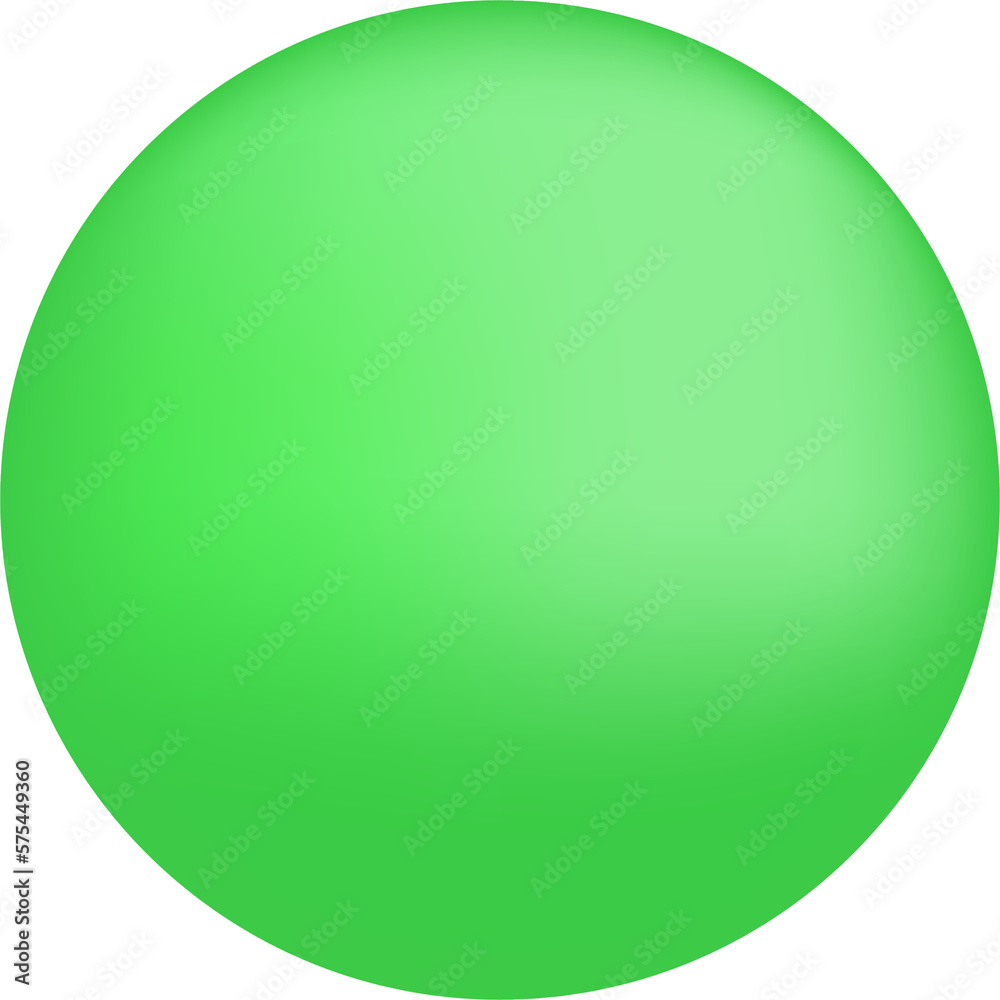Green Gradient Circle
