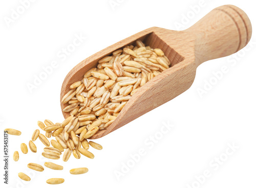 фотографія Whole oats closeup