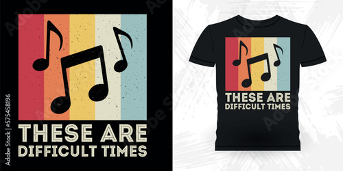 Funny Musician Music Bass Retro Vintage Musician T-shirt Design