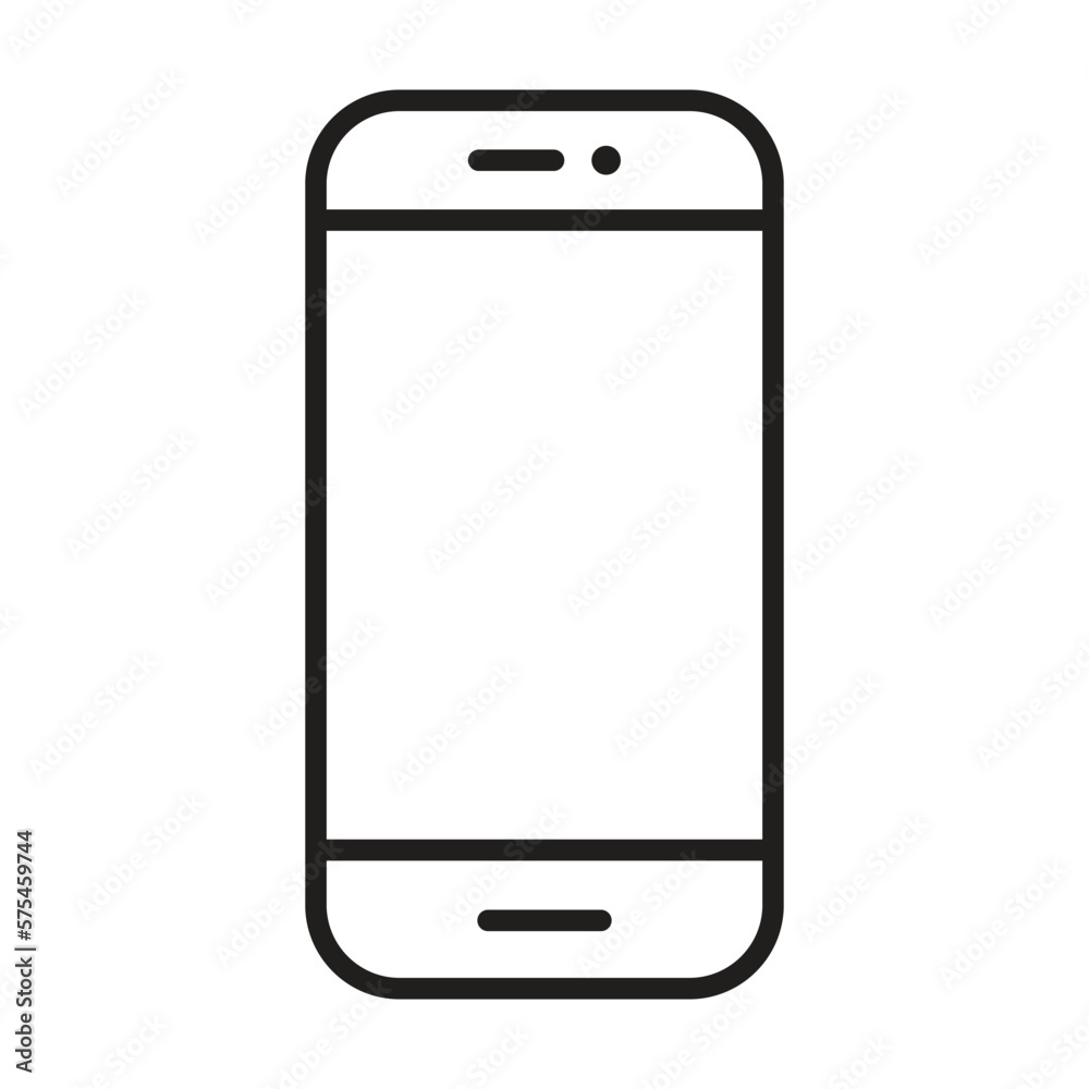 smartphone line icon black, mobile phone icon outline vector, touch screen phone line, Trendy Smartphone Icon vector eps 10 smartphone line icon black, mobile phone icon outline vector, touch screen phone line, Trendy Smartphone Icon vector eps 10
