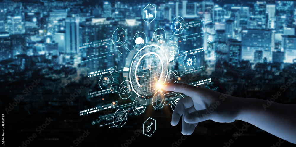 Businessman experience virtual screen, application technology, global business internet connection and digital marketing. finance and banking digital connection technology big data Businessman experience virtual screen, application technology, global business internet connection and digital marketing. finance and banking digital connection technology big data